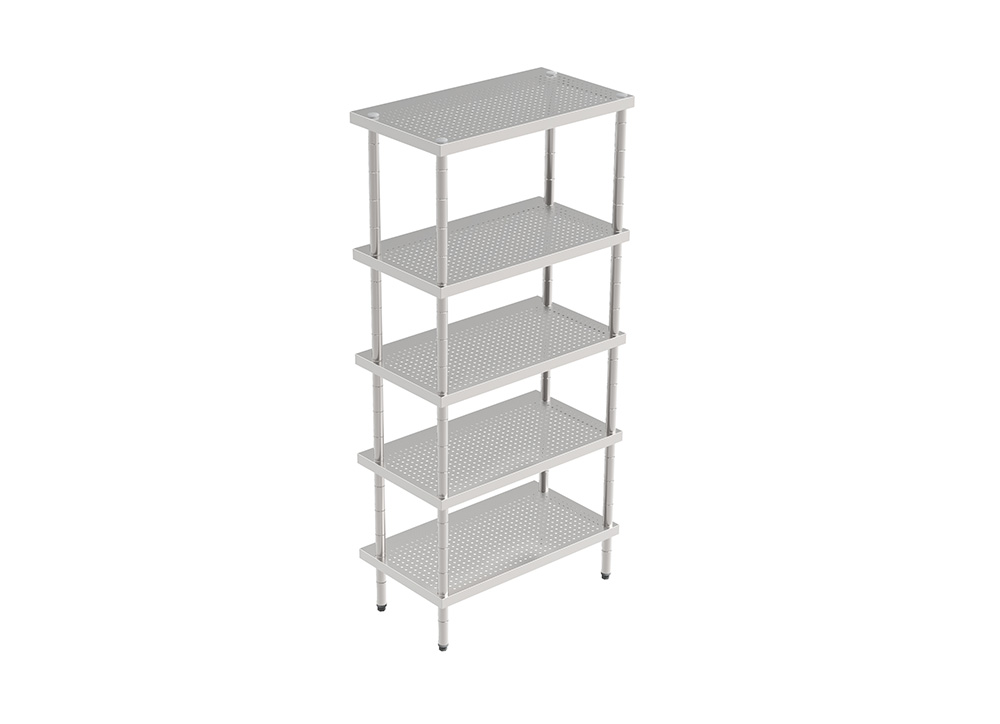 H=2000MM-5-PERFORATED-SHELVES